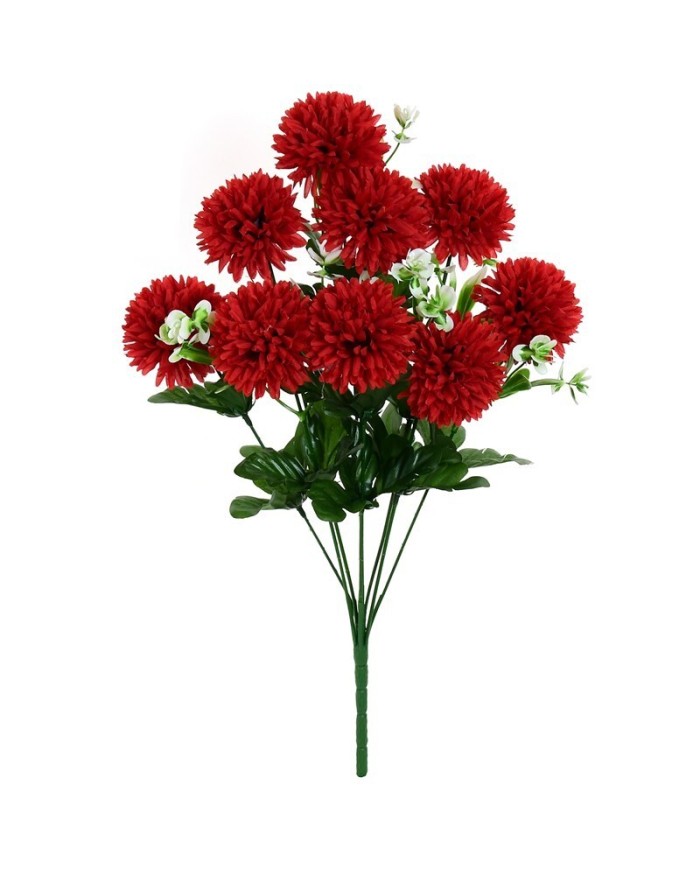 RAMO POM-POM X 9-49 CM (ROJO)