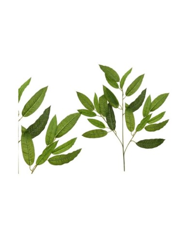 VARA HOJAS DE MANGO X 21 -67CM (VERDE)