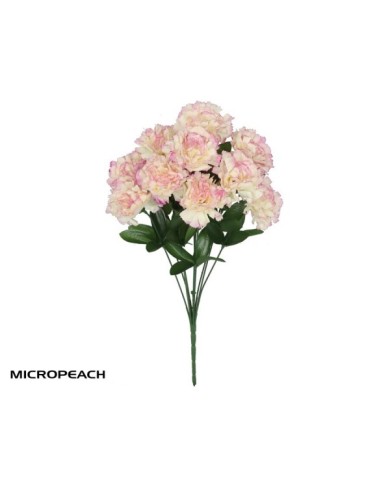 RAMO CLAVEL MICROPEACH X 10 - 44 CM (FU)