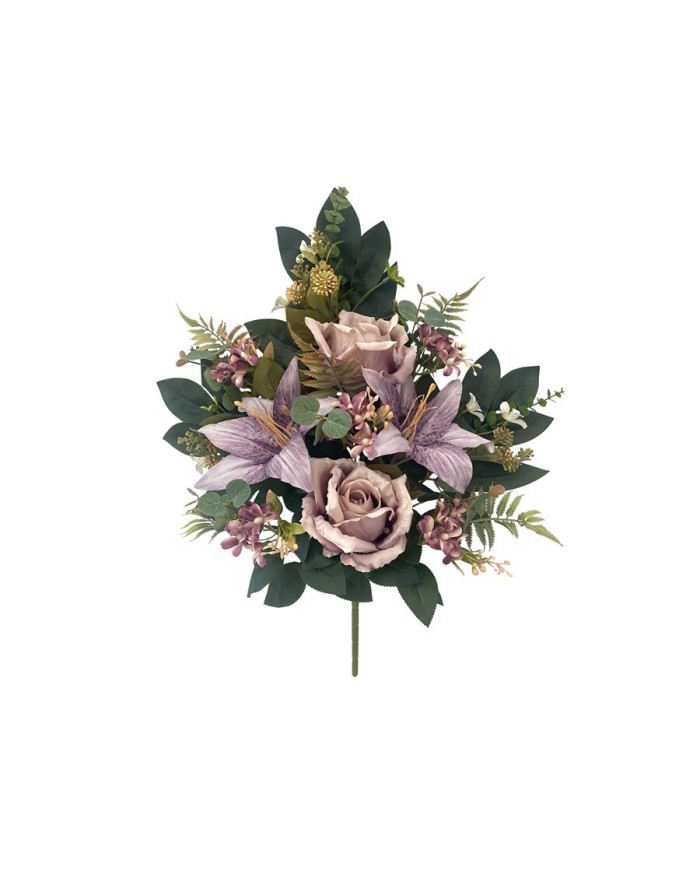 CONJUNTO ROS-LILIUM GLITTER X12-60CM(MV)