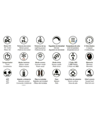 Ventilador de techo HENRY XXL 5 aspas con LED 70W, mando y app