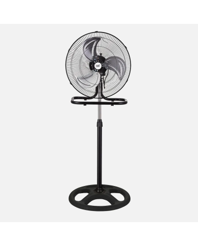 Ventilador 3 en 1 Recio 50 cm Ø Negro con aspas de aluminio