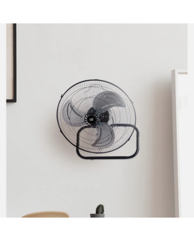 Ventilador 3 en 1 Recio 50 cm Ø Negro con aspas de aluminio