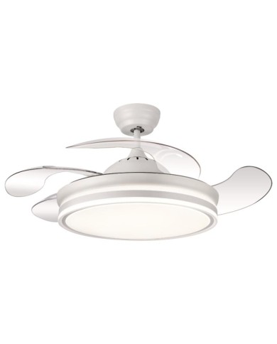 Ventilador Calima S Blanco MIMAX Motor DC Ø40-90cm LED