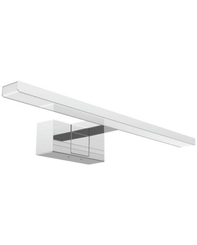 APLIQUE LED ESPEJO CROM.30CM.IP44 6W.FRI