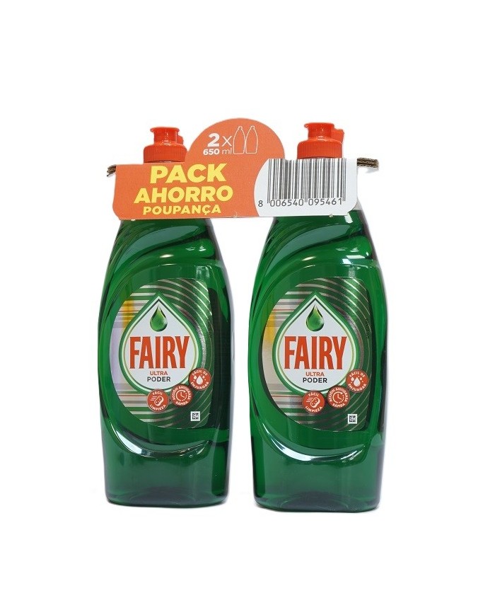 LAVAVAJ FAIRY 2X650 ML ULTRA PODER