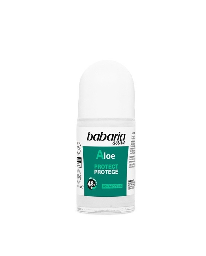 DEO BABARIA ROL 50ML CRIST ALOE