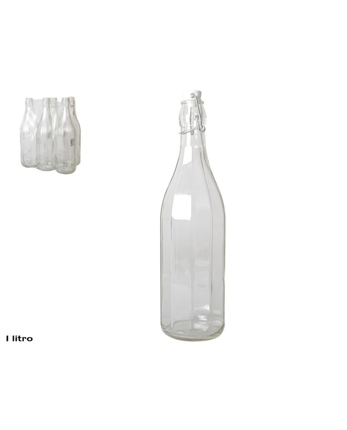 BOTELLA CRISTAL D18390 1L TRANSPARENTE