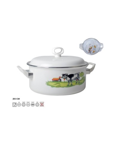 CACEROLA ESMALTADA 20CM