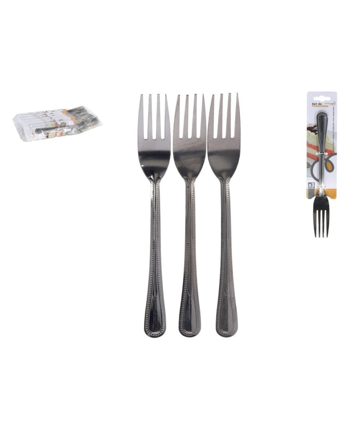 SET TENEDOR MESA  X3  METAL