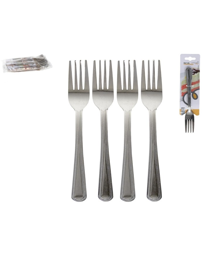SET TENEDOR LUNCH X4  METAL