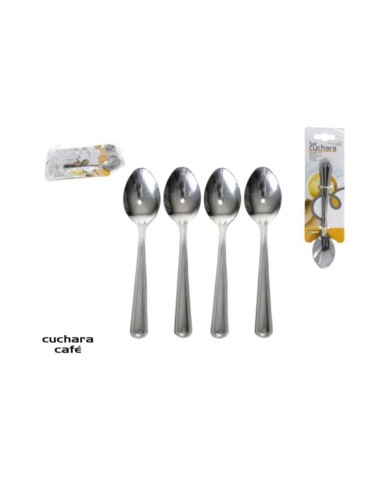 SET CUCHARA MOKA  X4  METAL