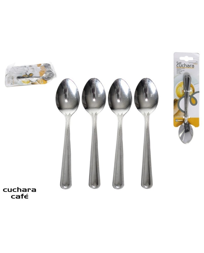 SET CUCHARA MOKA  X4  METAL