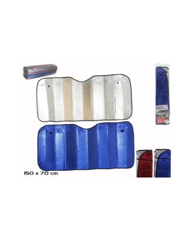 PARASOL COCHE METALIZADO 2CARAS 150X70CM