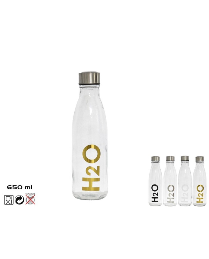 BOTELLA H2O 650ML T/ACERO