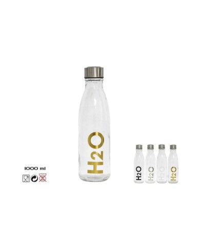 BOTELLA H2O 1000ML T/ACERO