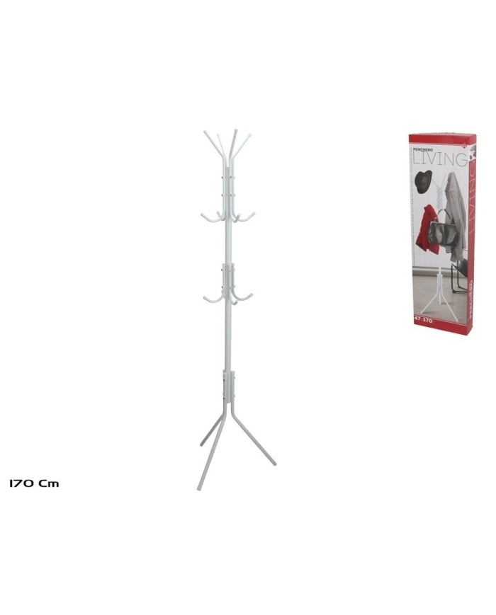 PERCHERO LIVING 47X170 CM BLANCO