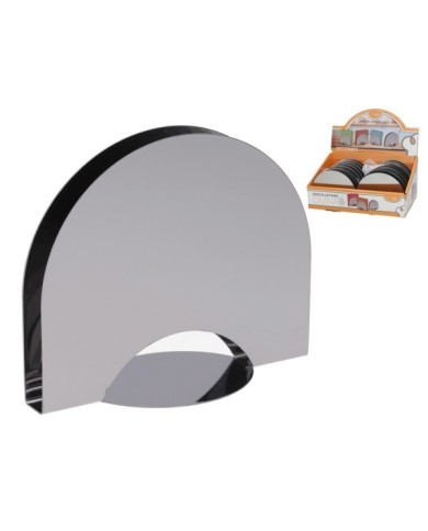 SERVILLETERO ACERO DUNA 12X10 CM