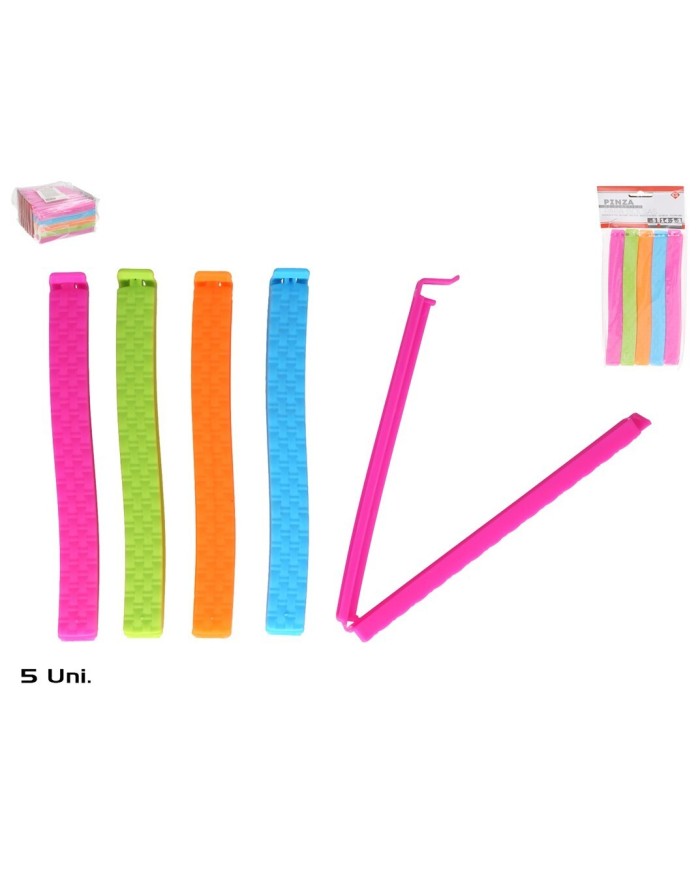 PINZA PARA BOLSAS X5 14,5X1,5X1CM