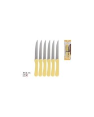 SET 6 CUCHILLOS  DE CARNE 20,5 CM