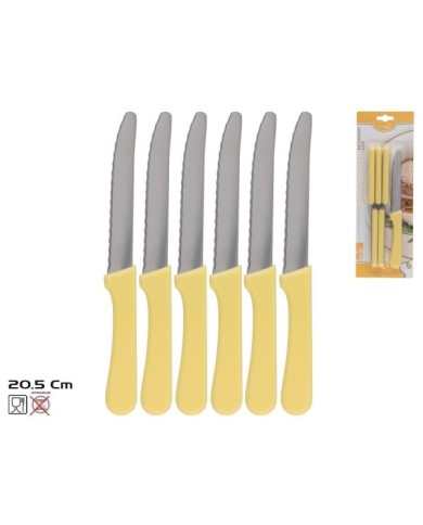 SET 6 CUCHILLOS DE CARNE 20,5 CM