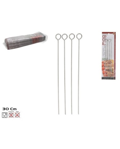 PINCHO BARBACOA X4 30 CM