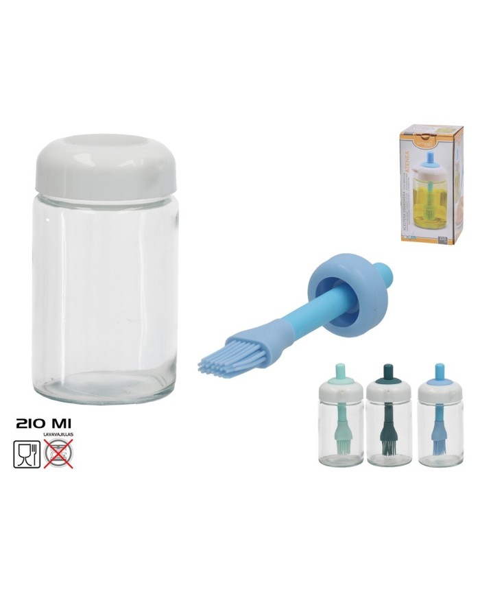 ACEITERA/VINAGRERA CON BROCHA 210ML ATENEA