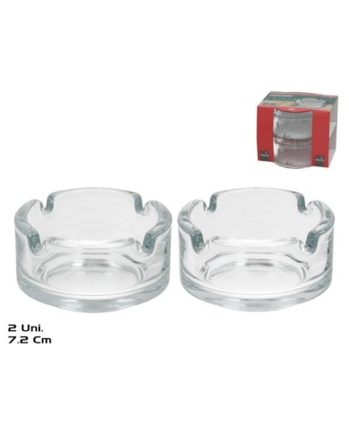 SET 2 CENICEROS LUNA 7,2CM