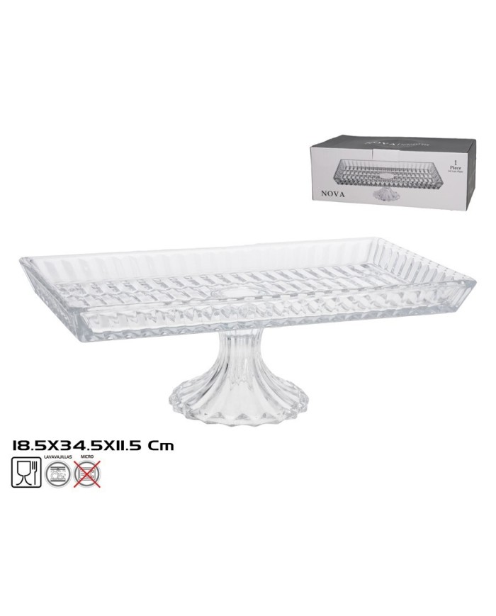 TARTERA SOL RECTANGULAR 34,5X18,5X11,5 CM