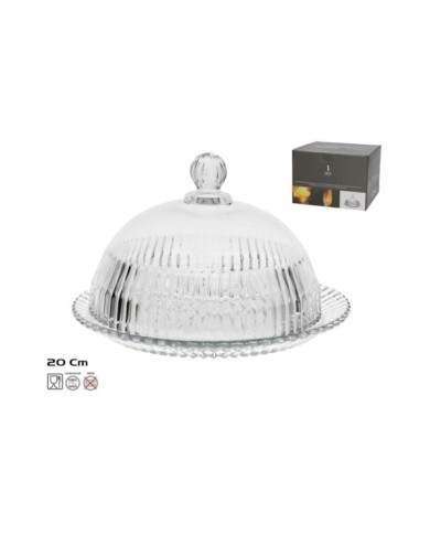 TARTERA CRISTAL ANA 20X20X13,5CM