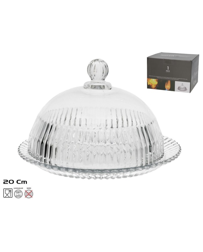 TARTERA CRISTAL ANA 20X20X13,5CM