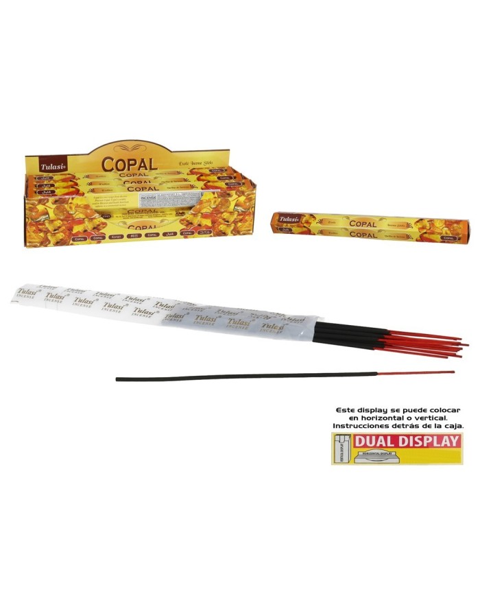 INCIENSO 24G 20 STICKS TULASI COPAL