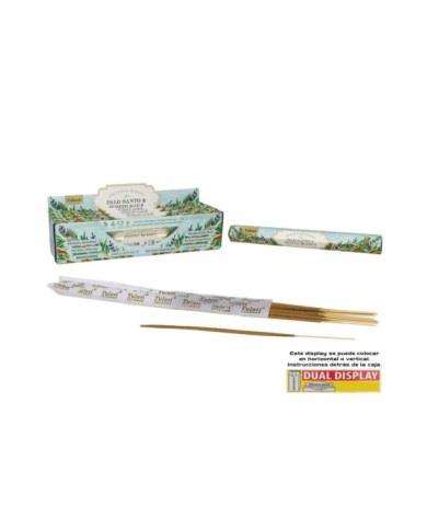 INCIENSO 15G 14 STICKS TULASI PALO SANTO & WHITE S