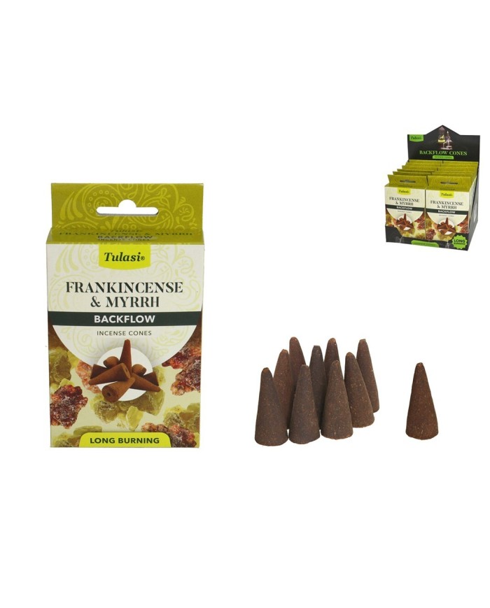 INCIENSO 28G 10 CONOS TULASI FRANKIN&MYRR