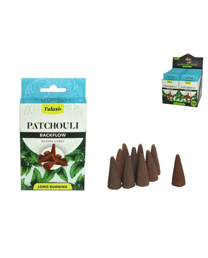 INCIENSO 28G 10 CONOS TULASI PATCHOULI