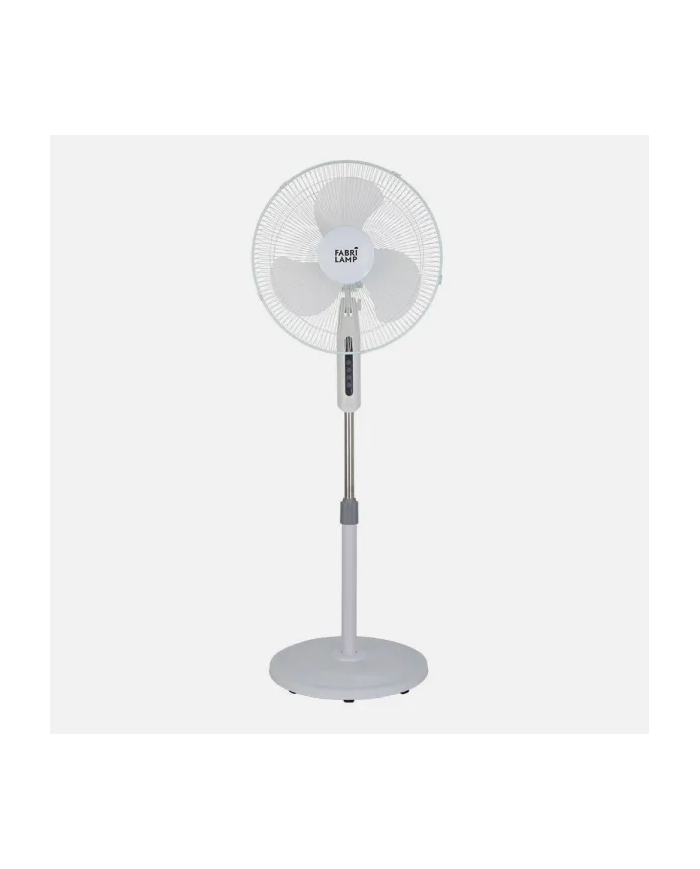 VENTILADOR DE PIE ETESIO BLANCO 3 VELOCIDADES 40W OS CILANTE 3 ASPAS BLANCAS