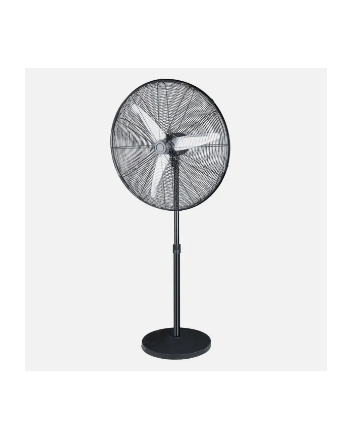 VENTILADOR DE PIE ALARCON 120W NEGRO 3VEL 55D 3ASP ALUMINIO PLATA ORIENTABLE