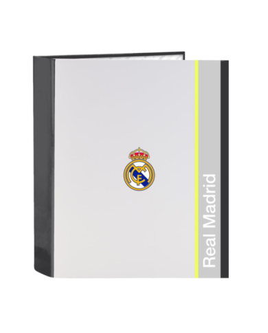 Carpeta F. 4 Anillas 35Mm Lomo Ancho Real Madrid Equip. 25/26 27x33x6 Cm