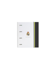 Carpeta F. 4 Anillas 35Mm Lomo Ancho Real Madrid Equip. 25/26 27x33x6 Cm