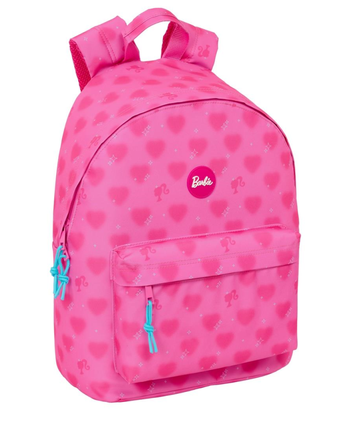 Mochila Para Portatil 14,1" Barbie "Corazones" 31x41x16 Cm