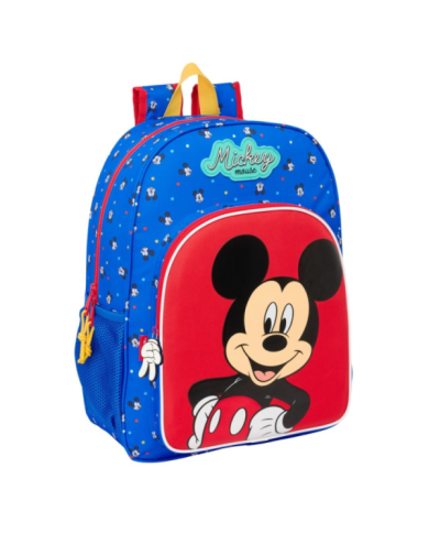 Mochila Adapt.Carro Mickey Mouse "Good Day" 33X42X14Cm