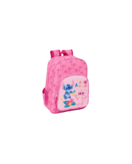 Mochila Junior Adapt.Carro Stitch "Chill" 32x38x12 Cm