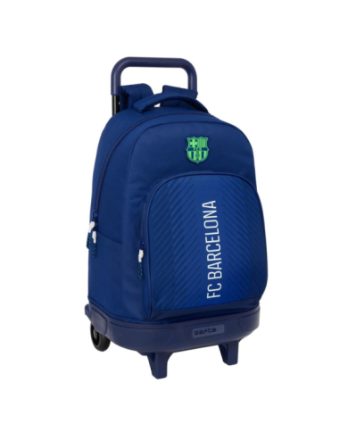 Mochila Gde. C/Ruedas Compact Extraible F.C. Barcelona Navy Blue 33X45X22Cm