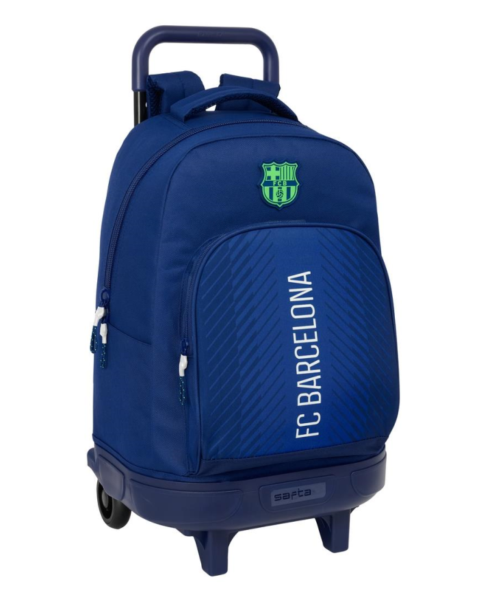 Mochila Gde. C/Ruedas Compact Extraible F.C. Barcelona Navy Blue 33X45X22Cm