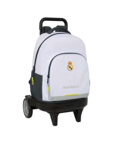 Mochila Gde. C/Ruedas Compact Evol. Ext. Real Madrid Equip. 25/26 33x45x22 Cm