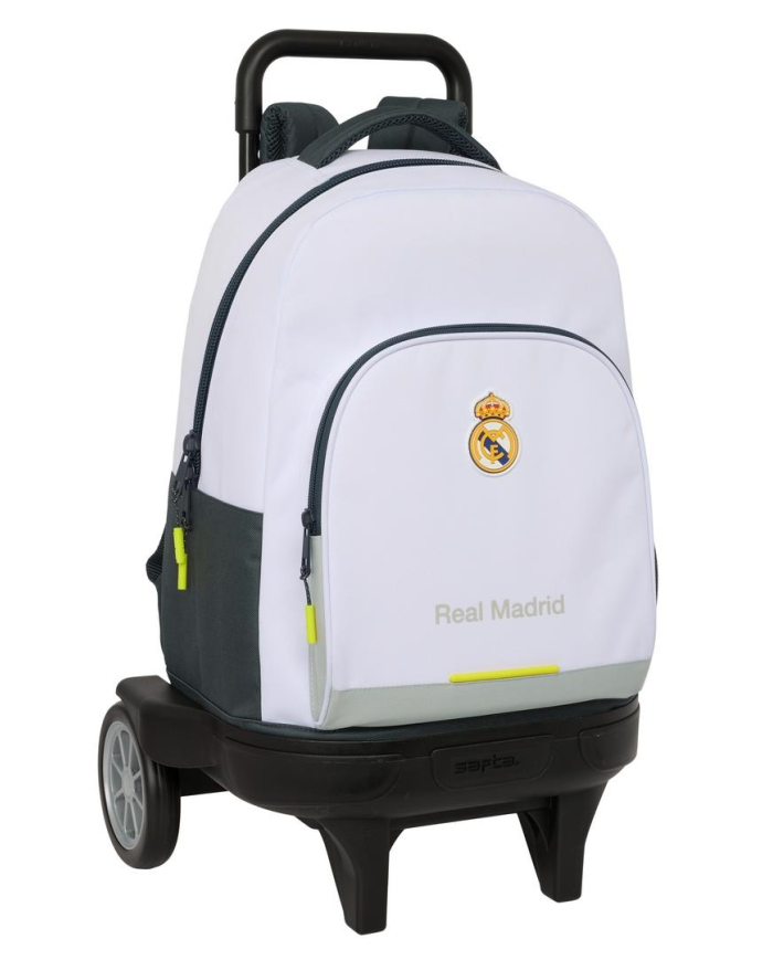 Mochila Gde. C/Ruedas Compact Evol. Ext. Real Madrid Equip. 25/26 33x45x22 Cm