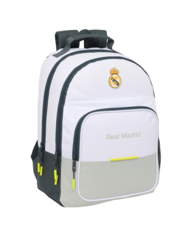 Mochila Doble Adapt.Carro Real Madrid Equip. 25/26 32x42x16 Cm