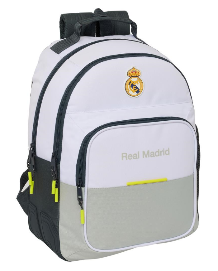 Mochila Doble Adapt.Carro Real Madrid Equip. 25/26 32x42x15 Cm
