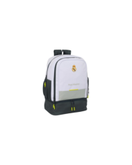 Mochila Doble Adapt.Carro Real Madrid Equip. 25/26 32x42x15 Cm
