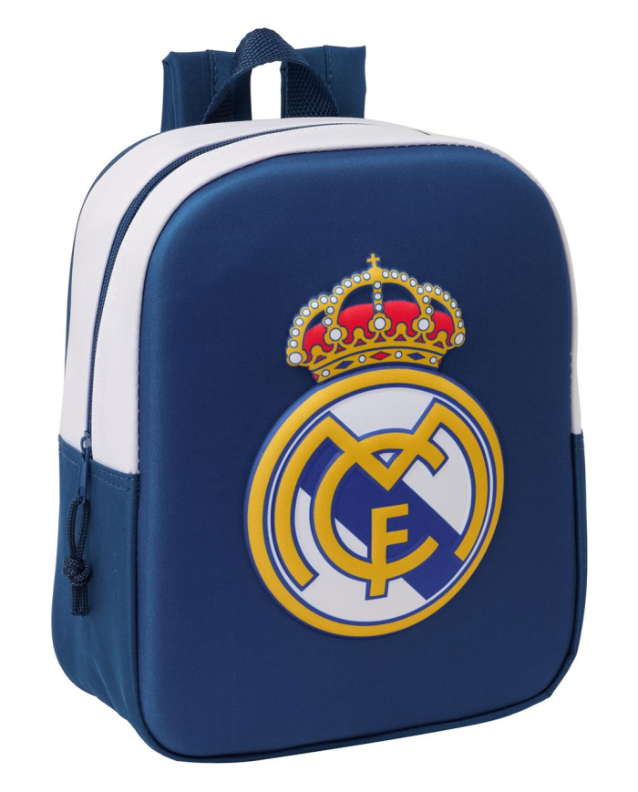 Mochila Guarderia 3D Real Madrid 3D 22x27x10 Cm
